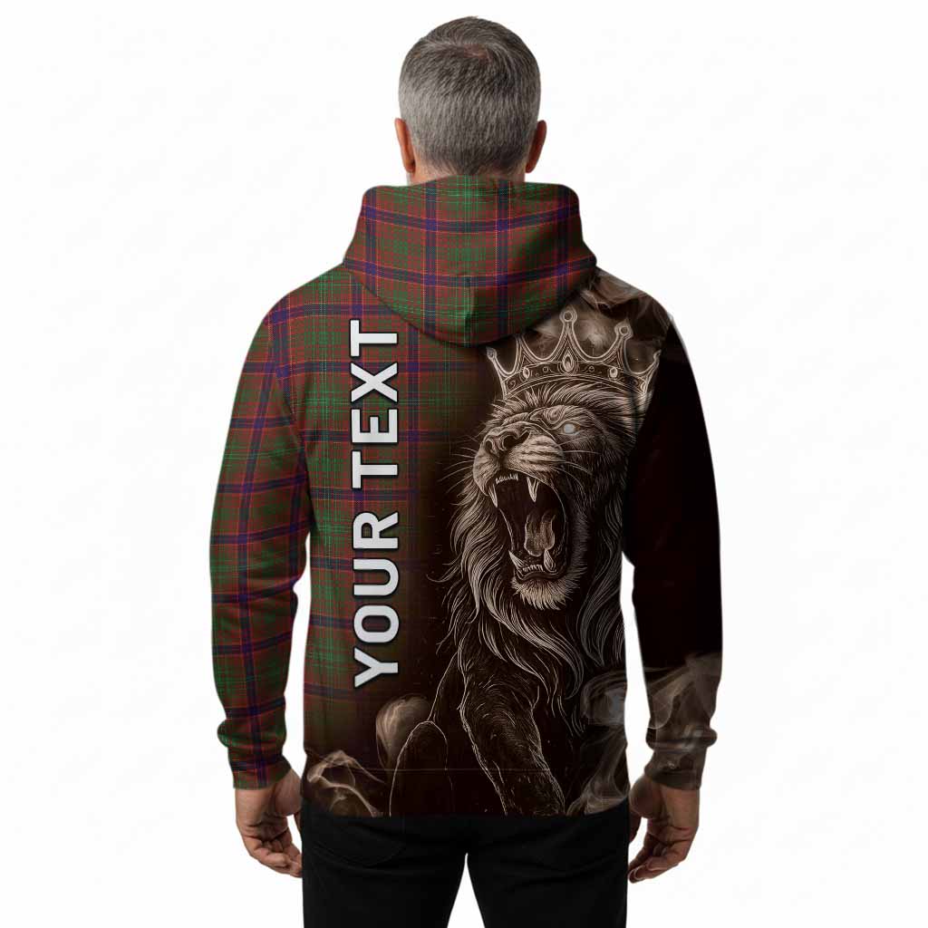 Lumsden Tartan Hoodie Roaring Lion Heritage