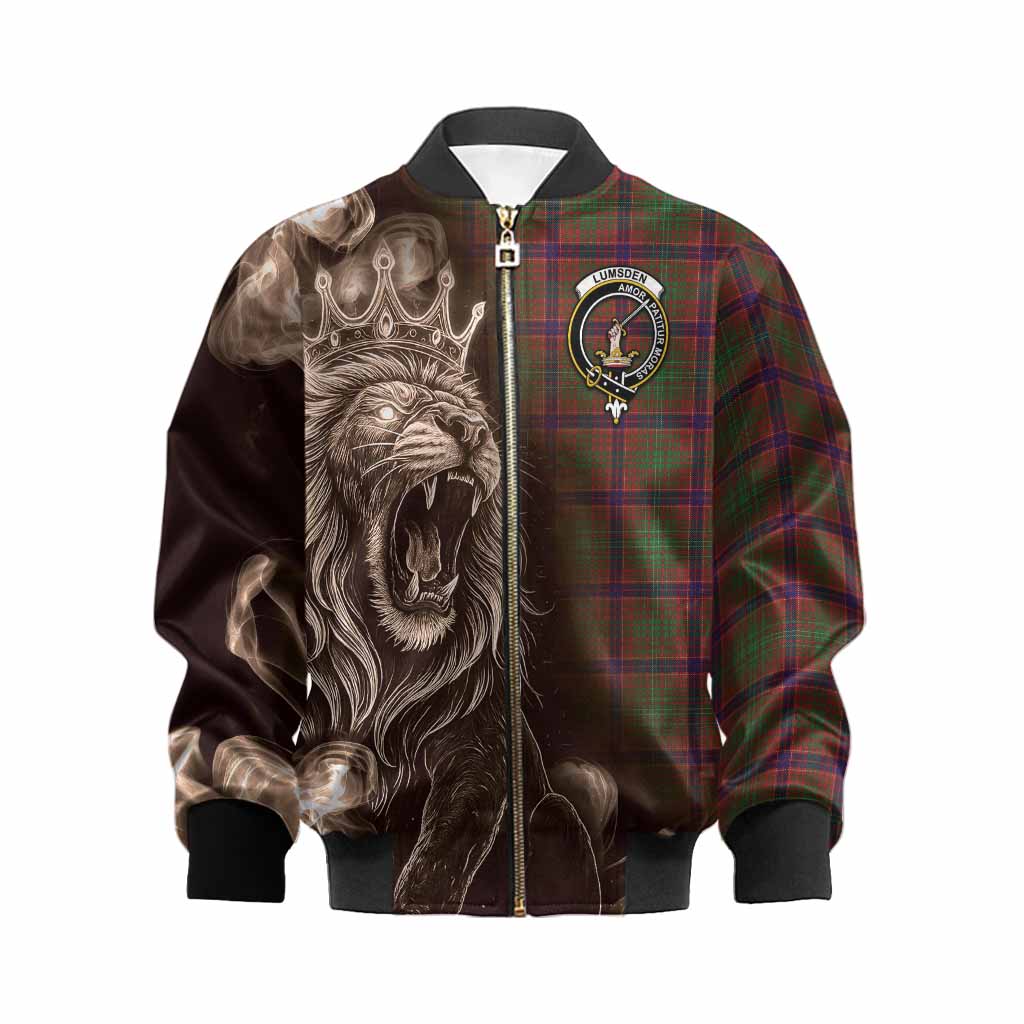Lumsden Tartan Kid Bomber Jacket Roaring Lion Heritage
