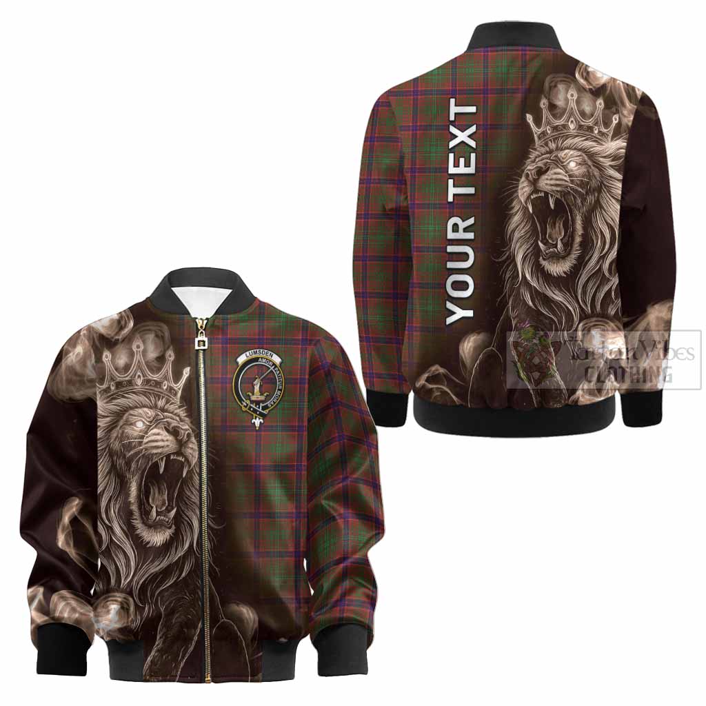 Lumsden Tartan Kid Bomber Jacket Roaring Lion Heritage