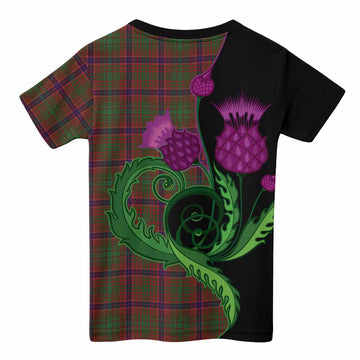 Lumsden Tartan Kid T-shirt Traditional Scottish Thistle