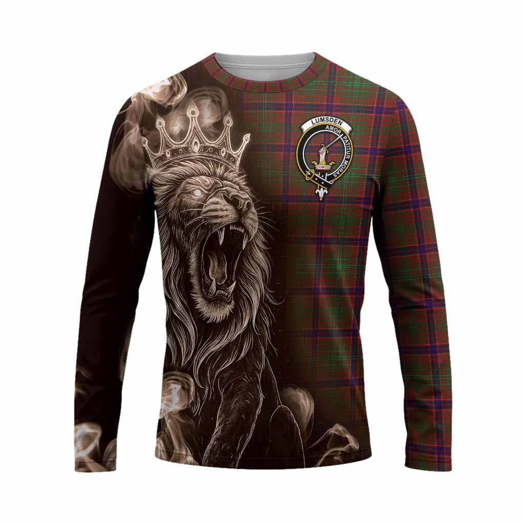 Lumsden Tartan Long Sleeve T-Shirt Roaring Lion Heritage