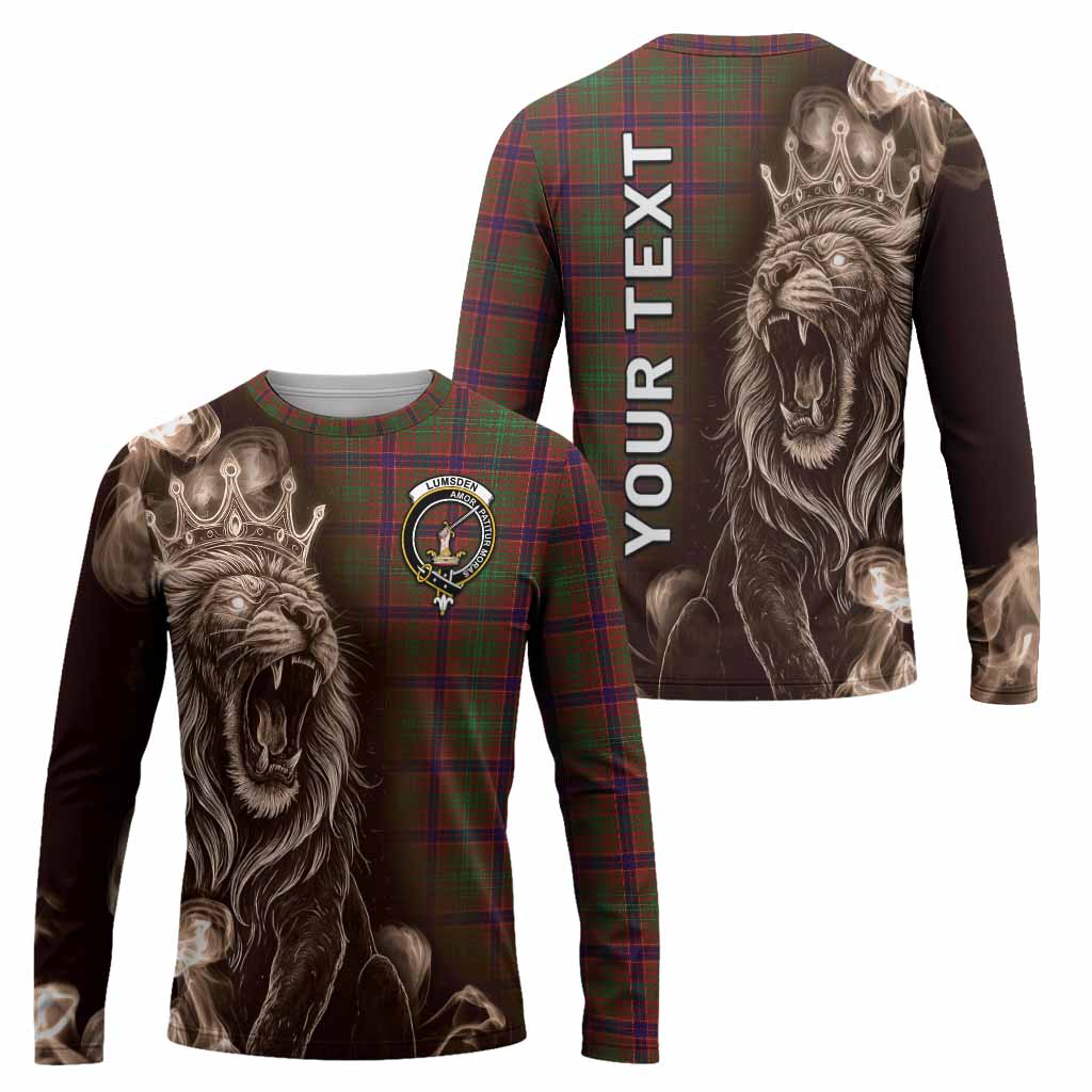 Lumsden Tartan Long Sleeve T-Shirt Roaring Lion Heritage