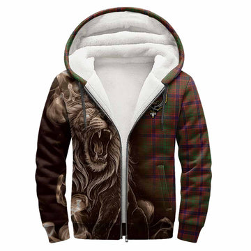 Lumsden Tartan Sherpa Hoodie Roaring Lion Heritage