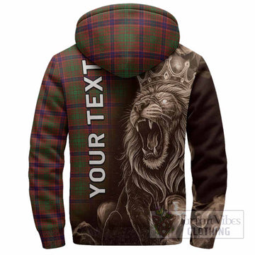 Lumsden Tartan Sherpa Hoodie Roaring Lion Heritage