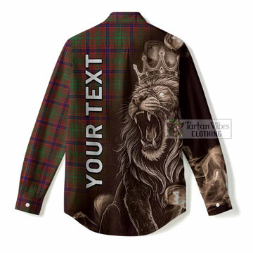 Lumsden Tartan Women Casual Shirt Roaring Lion Heritage