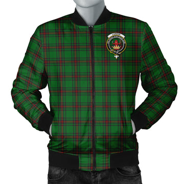 Lundin Tartan Bomber Jacket with Family Crest Unisex - Tartan Vibes Clothing
