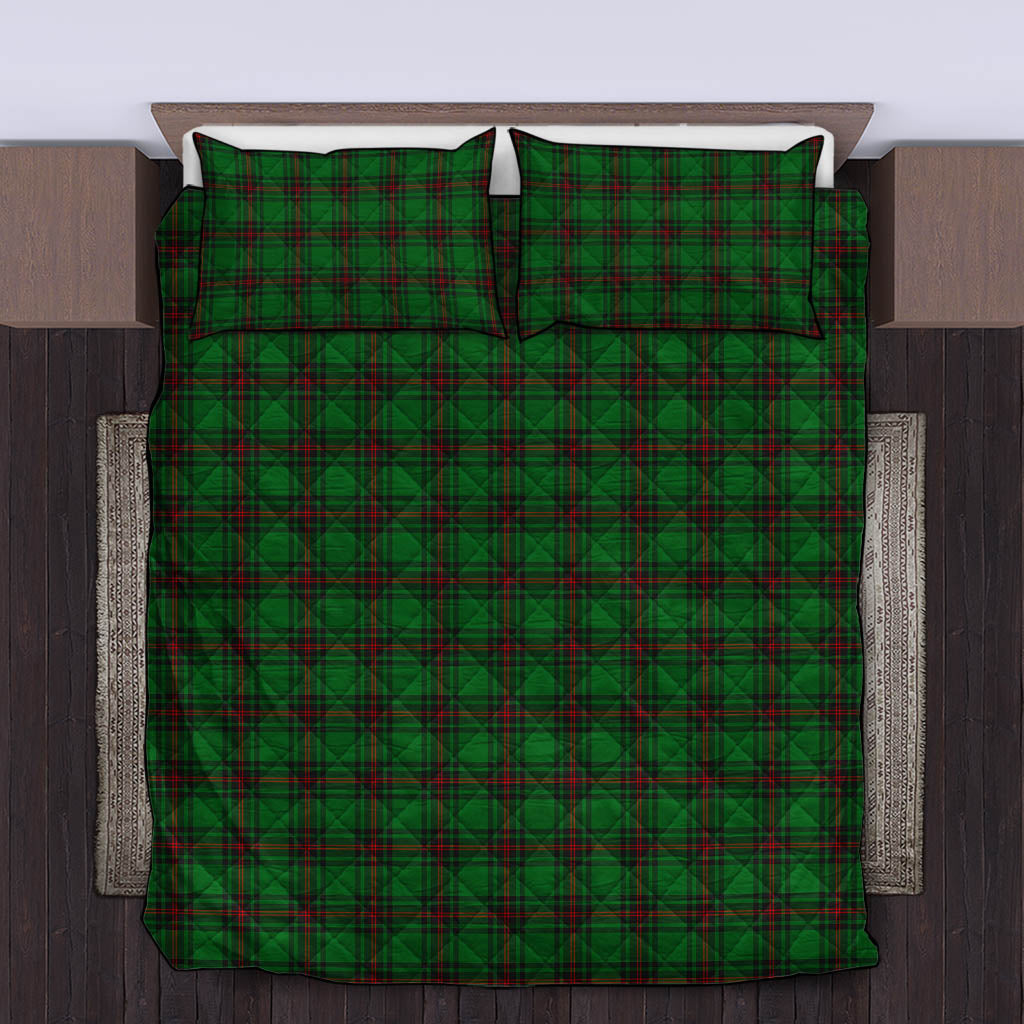 Lundin Tartan Quilt Bed Set King - Tartan Vibes Clothing