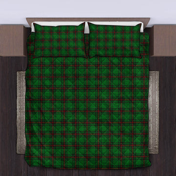 Lundin Tartan Quilt Bed Set King - Tartan Vibes Clothing