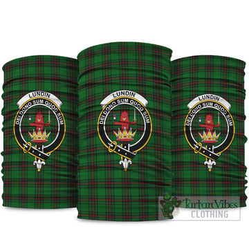 Lundin Tartan Neck Gaiters, Tartan Bandanas, Tartan Head Band with Family Crest package One Size - Tartan Vibes Clothing