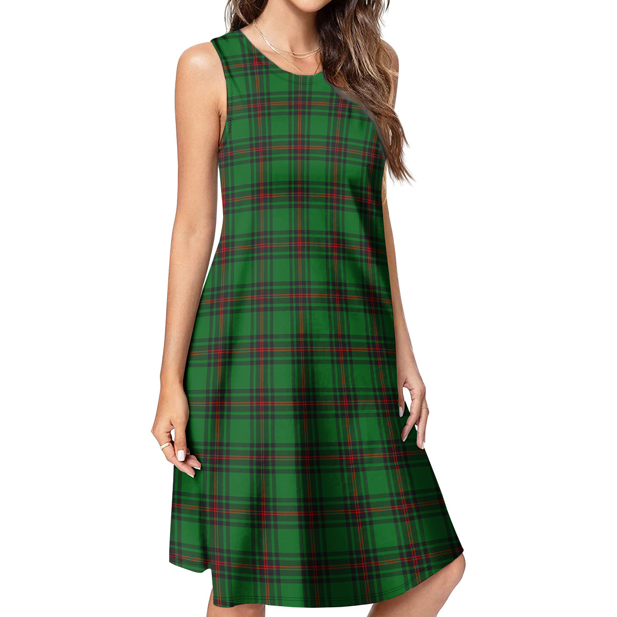 Lundin Tartan Womens Casual Dresses 4XL - Tartan Vibes Clothing