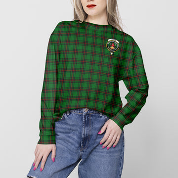Lundin Tartan Sweatshirt with Family Crest - Tartan Vibes Clothing