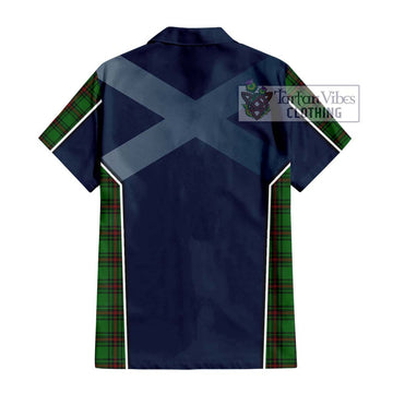 Lundin Tartan Hawaiian Shirt with Family Crest and Lion Rampant Vibes Sport Style - Tartan Vibes Clothing
