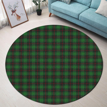 Lundin Tartan Round Rug - Tartan Vibes Clothing