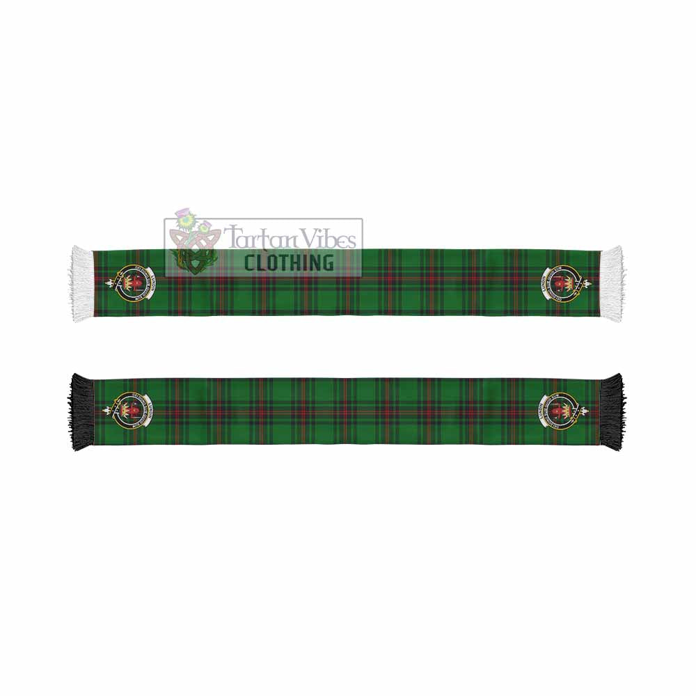 Lundin Tartan Ruffneck Scarf with Family Crest - Tartan Vibes Clothing