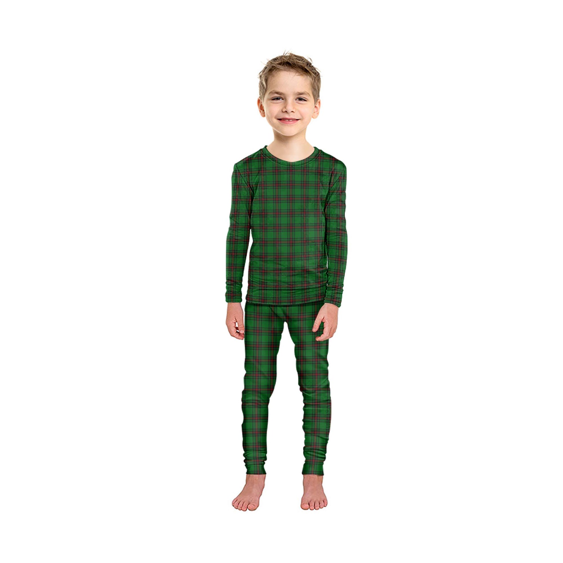 Lundin Tartan Pajamas Family Set - Tartan Vibes Clothing