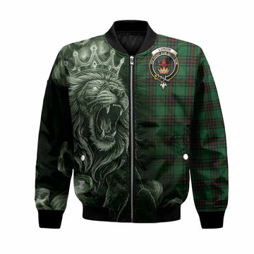 Lundin Tartan Bomber Jacket Roaring Lion Heritage