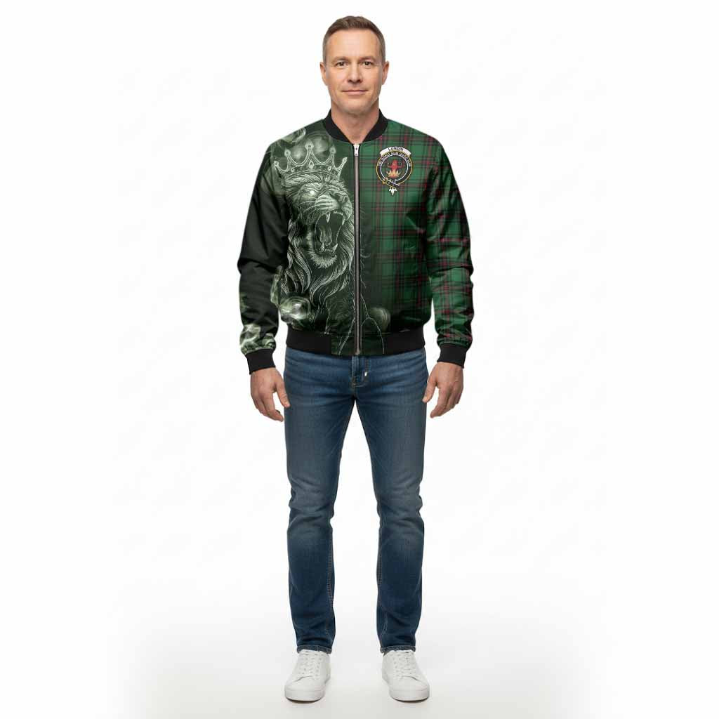 Lundin Tartan Bomber Jacket Roaring Lion Heritage