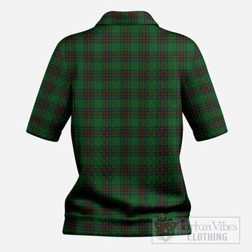 Lundin Tartan Women’s Polo Sweater Top