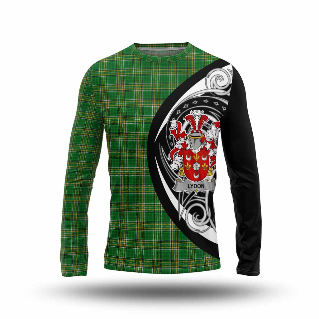 Tartan Vibes Clothing Lydon Irish Clan Long Sleeve T-Shirt Celtic Circle Style