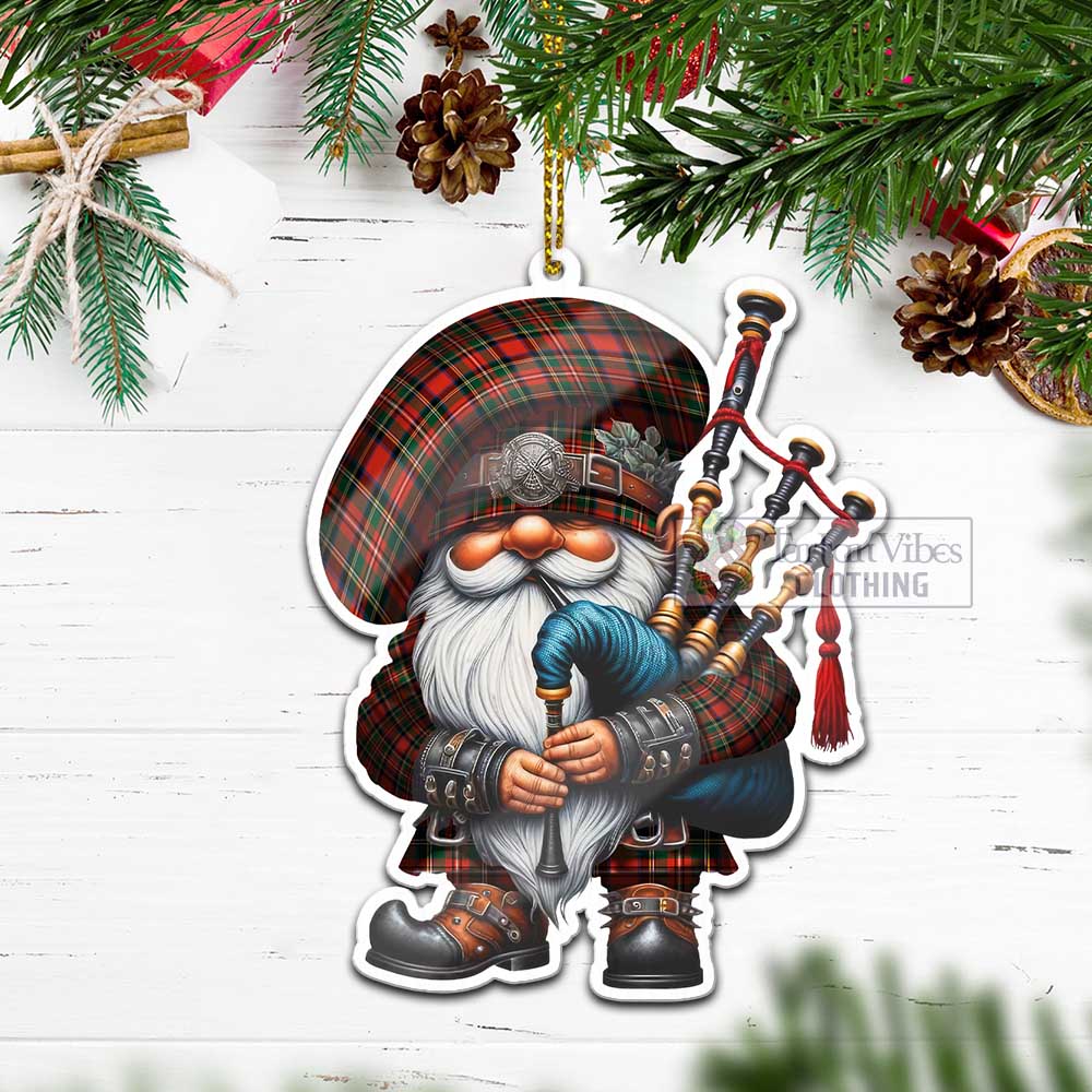 Lyle Tartan Bagpiper Gnome Christmas Ornament - Tartan Vibes Clothing