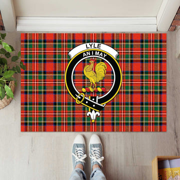 Lyle Tartan Rubber Doormat with Family Crest L 60*90cm - Tartan Vibes Clothing