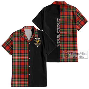 Lyle Tartan Hawaiian Shirt with Family Crest and Half Of Me Style Kid - Tartan Vibes Clothing