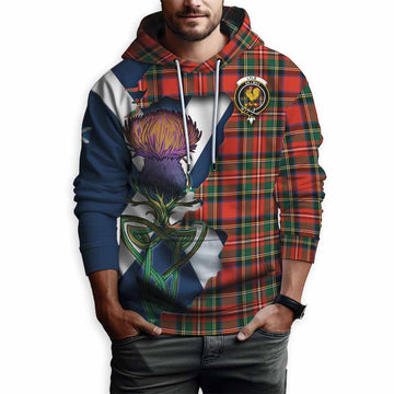 Lyle Tartan Family Crest Hoodie Scottish Thistle Celtic Inspired Pullover Hoodie - Tartan Vibes Clothing