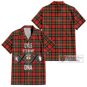 Lyle Tartan Hawaiian Shirt with Family Crest DNA In Me Style Kid - Tartan Vibes Clothing