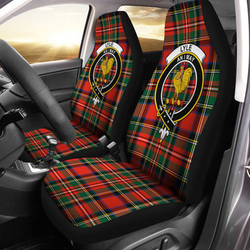 Lyle Tartan Car Seat Cover with Family Crest One Size - Tartan Vibes Clothing