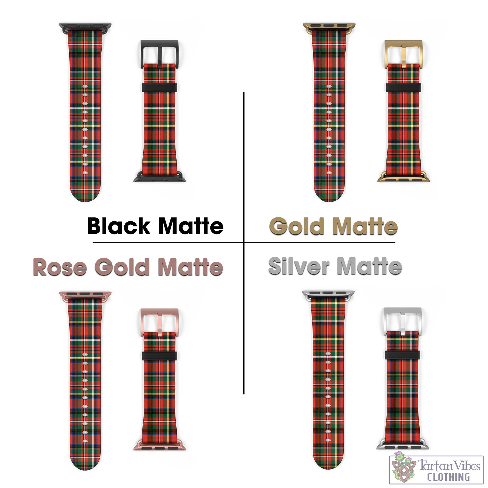 Lyle Tartan Watch Band 42 - 45 mm - Tartan Vibes Clothing