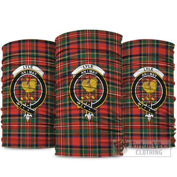 Lyle Tartan Neck Gaiters, Tartan Bandanas, Tartan Head Band with Family Crest package One Size - Tartan Vibes Clothing
