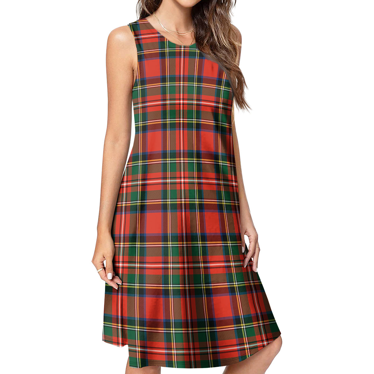 Lyle Tartan Womens Casual Dresses 4XL - Tartan Vibes Clothing