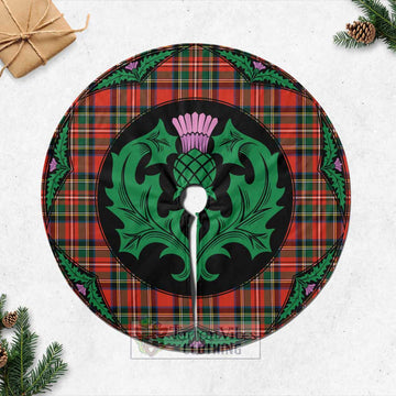 Lyle Tartan Christmas Tree Skirt Scottish Thistle Style Casual Tree Skirts - Tartan Vibes Clothing