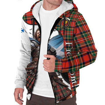 Lyle Crest Tartan Sherpa Hoodie Inspired by the Freedom of Scottish Warrior Unisex S - Tartan Vibes Clothing
