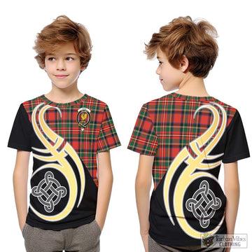 Lyle Tartan Kid T-Shirt with Family Crest and Celtic Symbol Style Youth XL Size14 - Tartan Vibes Clothing