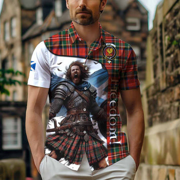 Lyle Crest Tartan Hawaiian Shirt Inspired by the Freedom of Scottish Warrior Kid - Tartan Vibes Clothing