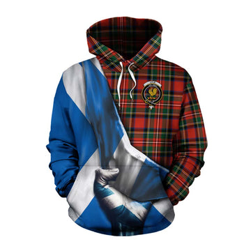 Lyle Tartan Cotton Hoodie with Family Crest Scotland Patriotic Style Pullover Hoodie XS - Tartan Vibes Clothing