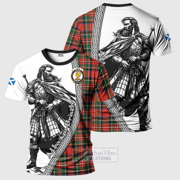 Lyle Tartan Clan Crest T-Shirt with Highlander Warrior Celtic Style Kid's Shirt - Tartan Vibes Clothing