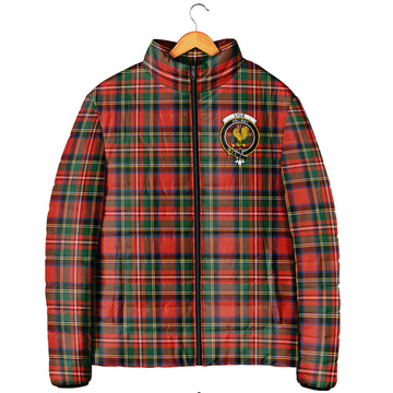 Lyle Tartan Padded Jacket with Family Crest