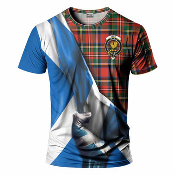 Lyle Tartan T-Shirt with Family Crest Scotland Patriotic Style Kid's Shirt - Tartan Vibes Clothing