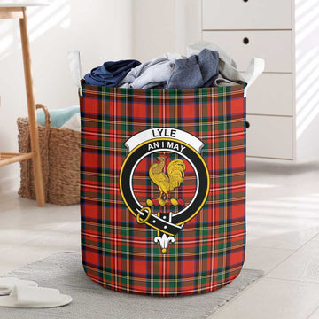 Lyle Tartan Laundry Basket with Family Crest One Size - Tartan Vibes Clothing