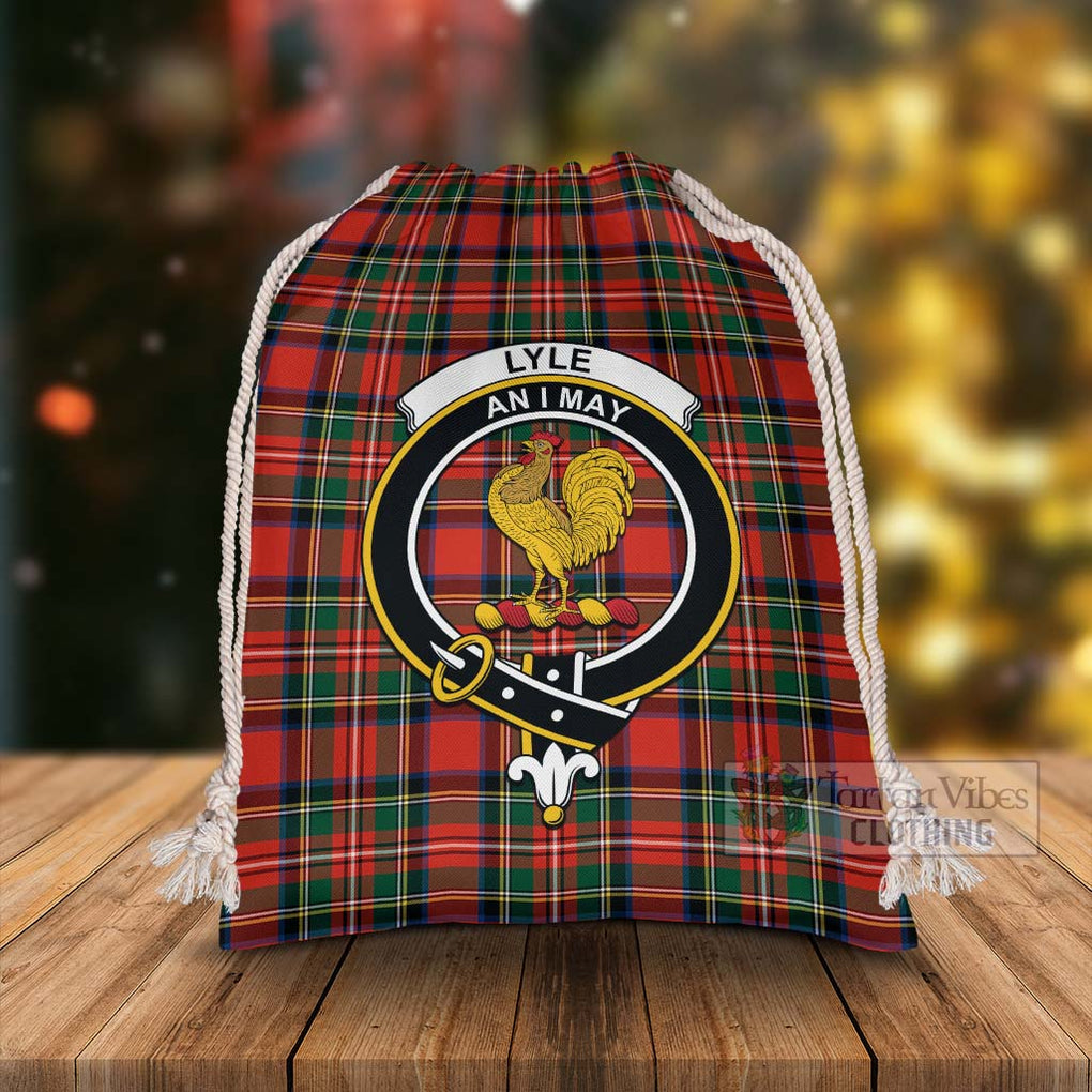 Lyle Tartan Christmas Santa's Bag with Family Crest - Tartan Vibes Clothing