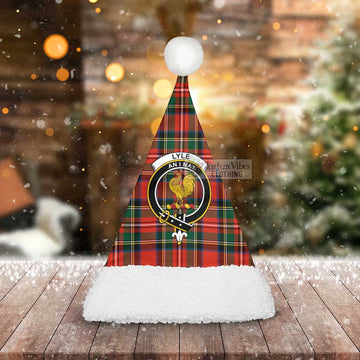 Lyle Tartan Christmas Santa Hats with Family Crest - Tartan Vibes Clothing