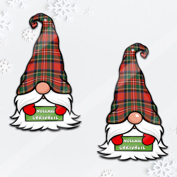 Lyle Gnome Christmas Ornament with His Tartan Christmas Hat - Tartan Vibes Clothing