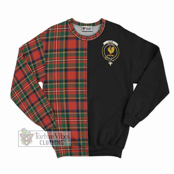 Lyle Tartan Sweatshirt with Family Crest and Half Of Me Style - Tartan Vibes Clothing