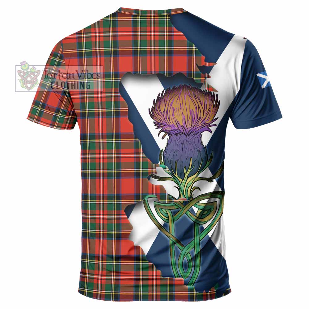 Lyle Tartan Family Crest T-Shirt Scottish Thistle Celtic Inspired - Tartan Vibes Clothing