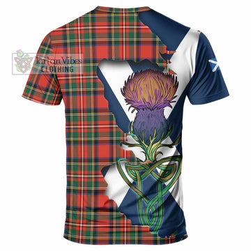 Lyle Tartan Family Crest T-Shirt Scottish Thistle Celtic Inspired - Tartan Vibes Clothing