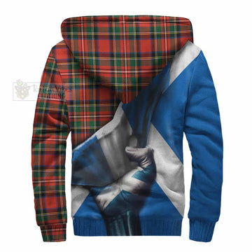 Lyle Tartan Sherpa Hoodie with Family Crest Scotland Patriotic Style - Tartan Vibes Clothing