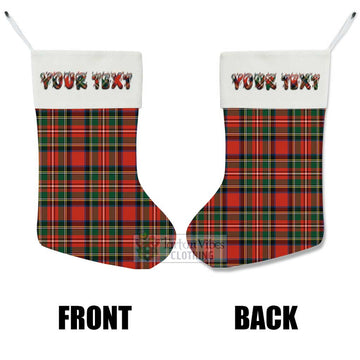 Lyle Tartan Christmas Stocking with Personalized Text - Tartan Vibes Clothing