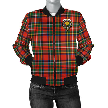 Lyle Tartan Bomber Jacket with Family Crest - Tartan Vibes Clothing